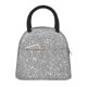 thumbnail image 1 of Balery GlitterSilver Bolsa de Almuerzo para Mujeres, Caja de Almuerzo, Bolsa de Almuerzo Pequeña Impermeable, Tote de Almuerzo Reutilizable con Gran Capacidad, 1 of 6