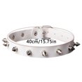 thumbnail image 2 of Collier Ras du Cou en Cuir Punk pour Hommes Bracelet en Cuir à Pointes Accessoires Punk Halloween Bracelets à Pointes Bijoux Gothiques Robe, 2 of 7