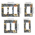 thumbnail image 2 of Yayeee Rocker Switch Wall Plate 1-Gang 4.6"x2.9" Home Decorative Outlet Cover, Navy Floral Pattern, 2 of 6