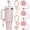 Pink Q, variant on 5PCS Straw Cover Cap Straw Toppers and Letter Charms for Stanley 30&40 Oz Tumbler with Handle Cup 10mm Straw Tumbler Accessories