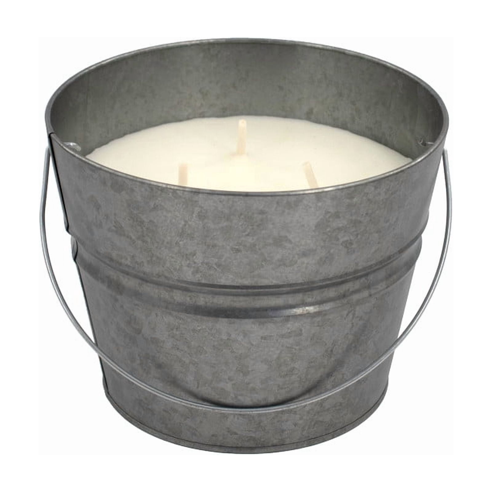 Mainstays Outdoor Citronella Candle - 24oz Metal Bucket | Repels Mosquitoes | Triple Wick | Up to 40 Hours Burn Time