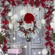 thumbnail image 5 of 1 Corona Decorativa para Puerta de Entrada En Navidad, Corona Decorativa para Puerta de Entrada, Escaleras, Chimenea, Barandilla de Escalera (Roja), 5 of 7