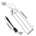 thumbnail image 3 of XWSHYW Utensilios y Gadgets de Cocina. Tenedor de Barbacoa Semiautomático de Acero Inoxidable, Tenedor de Barbacoa Al Aire Libre, Tenedor de Barbacoa Familiar, Kebabs de Cordero, Herramientas de Barb, 3 of 6