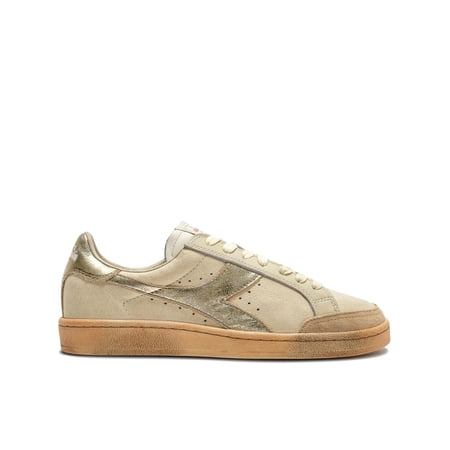 Diadora Prestige Aged Italia Cream Gold Sneakers Neutrals (Women's)