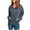 Blue, variant on Herrnalise Women's Corduroy Button Down Shirts Casual Long Sleeve Oversized Jacket Shacket Coat with 4 Pockets Coffee,XL