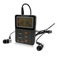 thumbnail image 1 of SH-01 Radio AM FM Multifonctionnelle avec Écouteurs Radio Rechargeable Lecteur MP3 Portable Réveil pour la Marche la Maison la Course, 1 of 9