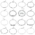 thumbnail image 4 of serony 12 Pieces Ankle Bracelets Creative Colour-fast Durable Comfortable Ankles Chains Exquisite Chic Girls Anklets for Dress Decor Type 4 Type 7 1Set, 4 of 6