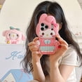 thumbnail image 2 of 3D Cute Cartoon Silicone Girly Phone Case Shockproof Protective Cover for iPhone 17 16 Pro Max 11 12 13 14 15 Plus, 2 of 9