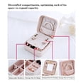 thumbnail image 2 of Small Portable Travel Jewelry Box Organizer Storage Case for Rings, 2 of 7