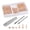 Brushed light, variant on Lynono Co.,Ltd Heavy Duty Stainless Steel Rivets Set1eatherStuds With Setting Tool Puncher