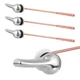 thumbnail image 1 of HLONK4pcs Toilet Tank Flush Lever Handle Universal Front Mount Toilet Handle Replacement Fits Most Toilets, 1 of 8