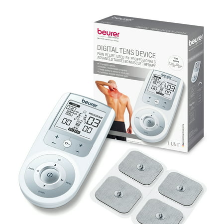 Beurer Digital Electrostimulation TENS Device, Muscle Stimulator for Pain Management, For Use on Entire Body, (Best Personal Tens Unit)