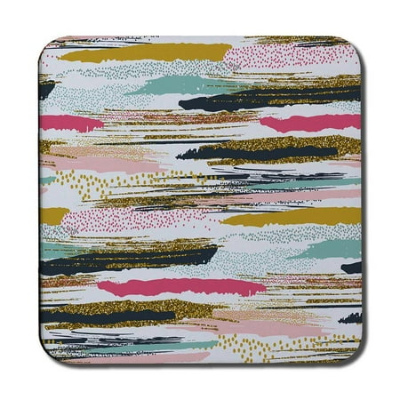 

Coloured Stripes & Spots (Coaster)