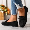 thumbnail image 4 of Mocassins Décontractés pour Femmes à Enfiler Chaussures Plates Détail Nœud Souples Conduite Confortables Légers, 4 of 8