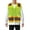 Yellow, variant on Men's Class 2 Type R Safety High Visibility Zipper Reflective Neon Work Vest (Yellow, 4XL)