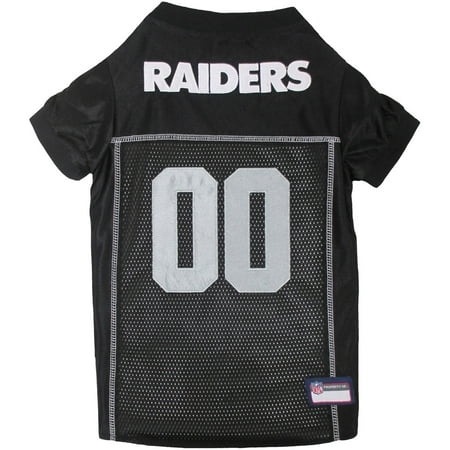 Oakland Raiders Football Jersey - Pets First NFL Oakland Raiders Premium Dog Jersey, 4 Sizes Available