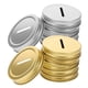 thumbnail image 5 of 12pcs Metal Coin Slot Lid for 70mm Regular Mouth Mason Jars Reusable Money Saving Bank Top for DIY Piggy Banks and Canning Jars, 5 of 5