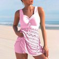 thumbnail image 3 of Plus Size Women's Bikini Split Fluorescent Multicolor Mesh Swimsuit Two-Piece Set, 3 of 3