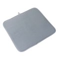 thumbnail image 4 of Tapete absorbente multiusos para secar platos y vajilla, resistente al calor, rectangular, gris, 4 of 6