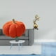 thumbnail image 2 of Encantador conjunto de figura de calabaza y caballo, cojín decorativo y estatua para sala de estar y oficina., 2 of 8