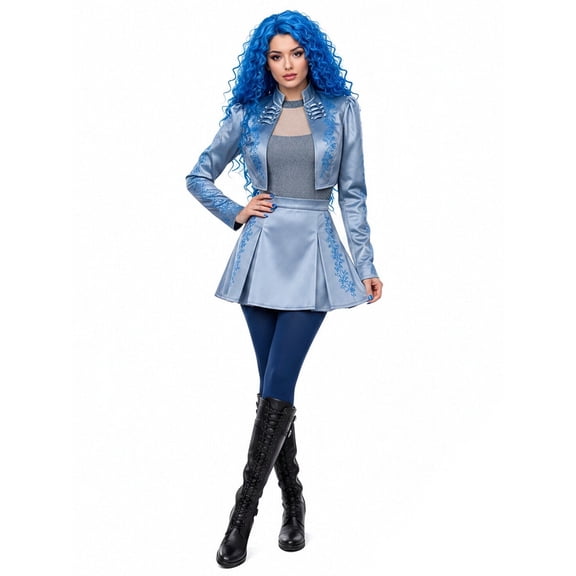 Rise of Red Princess Costume for Women, Halloween Cosplay Outfit with Jacket Top A-Line Skirt Pants, Adult Anime Cosplay