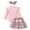 Pink, variant on newwalpole Newborn Infant Clothes Baby Girl Dress Summer Toddler Outfit Cute Girl Romper Skirt Set Headband Purple for Size 9-12 Months