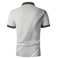thumbnail image 5 of VBVC Men's and Men's Plus Golf Print Short Sleeve Collared Shirt,Breathable Quick Dry Athletic Top For Men,Gray,S-5XL, 5 of 8