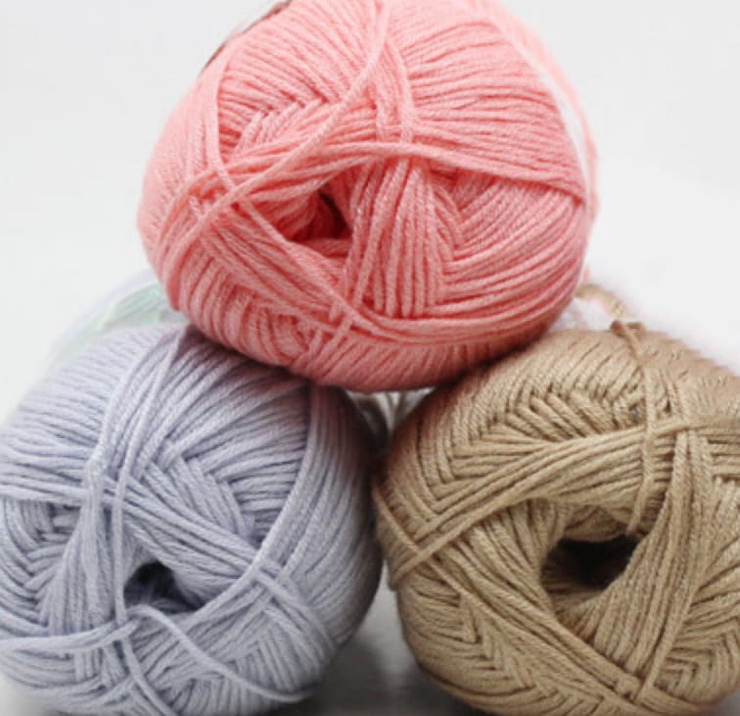 10-Pack Yonkey Monkey Skein Tencel Yarn - 70% Bamboo, 30% Cotton (Lake Blue 9011)