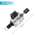 thumbnail image 2 of CVT Transmission Stepper Motor, High Precision Solenoid Motor, CVT Step Stepper Motor Replace for 2009-2012 Nis-san Alti-ma L4 2.5L Transmission Parts, Silver, 2 of 7