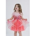 thumbnail image 2 of Universal Studios Wicked Glinda Cosplay Tulle Dress Toddler to Big Kid, 2 of 5