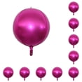 thumbnail image 3 of Matsuzay Globos de cumpleaños, película de aluminio, globo ligero para casa, arreglo de ambiente, accesorios para fotos, accesorio, rosa y rojo Rosa roja 10piezas Matsuzay CBP388610, 3 of 6