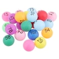 thumbnail image 1 of Numbered Table Tennis Balls for Play Assorted Color PP Material 150pcs Game Night Fun, 1 of 8
