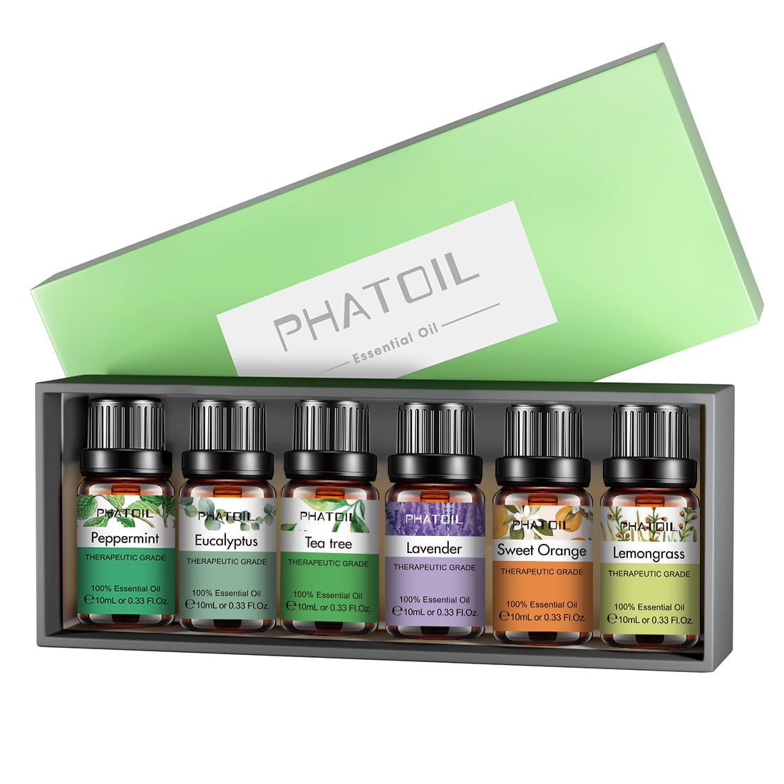 PHATOIL Aromatherapy Essential Oils Gift Set for Diffusers Humidifier ...