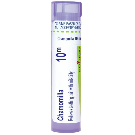 Boiron Chamomilla 10M, Homeopathic Medicine for Teething Pain With Irritability Relief, 80 Pellets