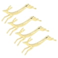 thumbnail image 3 of Soporte para palillos dorado, soporte para palillos de 4 piezas, soporte para cucharas con forma de perro más suave, soporte para palillos, valor excepcional, 3 of 14