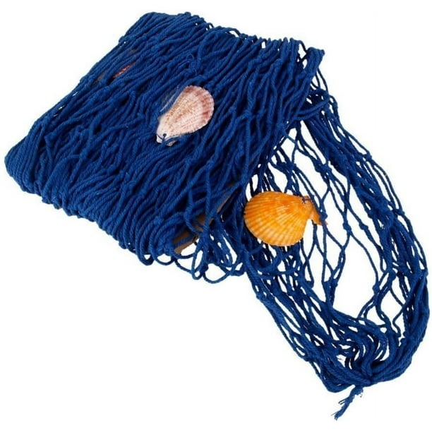 Wooden Nautical Decor Fishing Net Decorations, Include Wall Decor