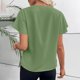 thumbnail image 2 of Camisetas de Mujer Suelto Ajuste Cuello Casual Lindo Impreso Suelto Blusa de Verano de las Señoras Superior, Tops de Verano de las Mujeres Suelto Ajuste, 2 of 7