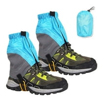 2Pcs Ultralight Hiking Leg Gaiters Waterproof Trail Gaiters for Hunting Hiking Snow Skiing Adjustable Leg Cover for Men Women Foot Protection