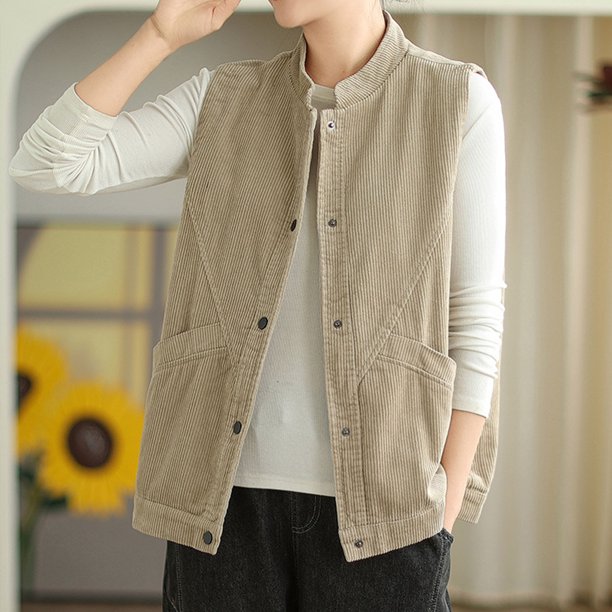 Xuyuer Women's Spring Fashion Sleeveless Button Down Tops, Lightweight Blouse for Layering, Business Casual Office Wear and Seasonal Wardrobe Transition