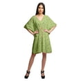 thumbnail image 4 of Moomaya Robe Courte de Caftan de Plage, Robe de Couverture Imprimée, Kaftan pour Femmes, Tenue de Plage, Couverture, 4 of 4