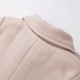 thumbnail image 4 of Girls Dress Coat Kids Winter Warm Jacket Long Sleeve Button Trench Coat Pocket Long Peacoat, 4 of 9