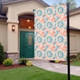 thumbnail image 3 of Garden Flag Double-Side Printed House Flag Green Teal Tie Dye Yard Flag Boho Abstract Art Welcome Banner Decor Outdoor Holiday Decorations 12*18in, 3 of 8