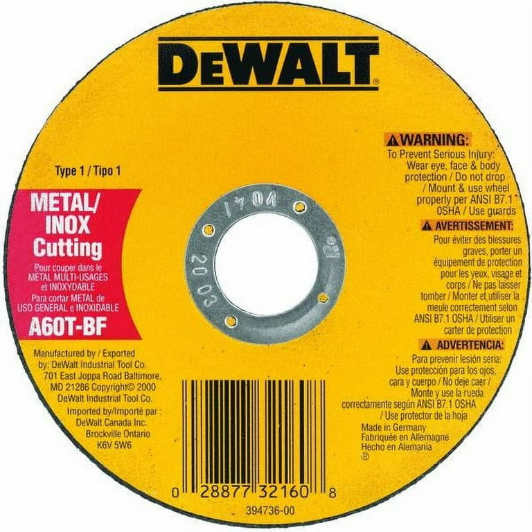 Cutting wheel for dewalt grinder hotsell
