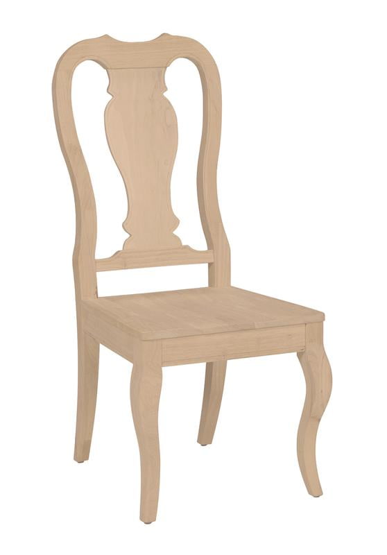 BingLTD Avery 43" Unfinished Dining Chair Set of 2(CH4301BRWUNF