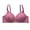 Pink, variant on Loopsun Womens Daily Bra, Thin Bras for Ladies, Women's Wireless Back Closure Lace Patchwork Lightweight Breathable Soft Everyday Bra Purple, 40/90BC