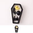 thumbnail image 3 of Kiddiway Halloween Vampire Skull Tombstone Candle - Coffin Design for Home Decor, Halloween Party, Halloween Figurines, and Spooky Themed Gift Giving,B, 3 of 7