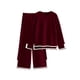 thumbnail image 1 of Conjunto de Suéter de Punto para Mujer PRETTYGARDEN Pantalones de Pierna Ancha XL Rojo Vino, 1 of 8