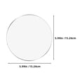 thumbnail image 2 of Luxshiny 30pcs Cake Base Acrylic Circle Transparent For Home Decor, 2 of 7