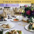 thumbnail image 4 of 20 Pcs Metal Table Numbers 1-20 for Wedding Reception 12 Inch Number with Sturdy Holder Base, 4 of 6