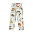 thumbnail image 4 of Balery Men'S Mushrooms And Butterflies Pants,Sleepwear Pants,Pajama Pants,Pj Bottoms Drawstring And Pockets-Xx-Large, 4 of 9